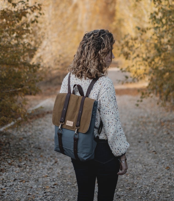etsy canvas backpack