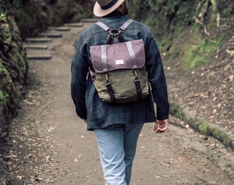 Backpack, women's backpack, leather backpack, woman backpack, Canvas, bag, women's leather backpack, backpack for travel, Christmas gift