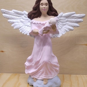 Tall Ceramic Guardian Angel