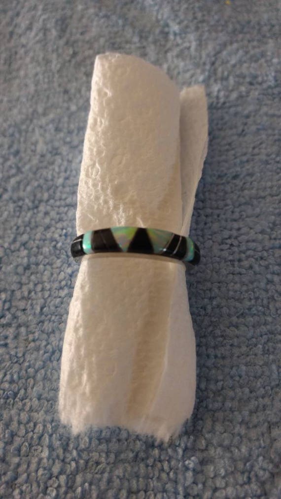 Sterling silver solitaire ring - image 4