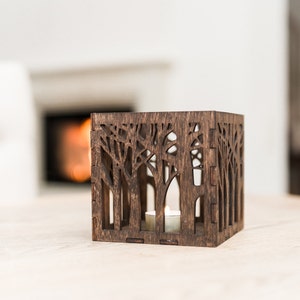 Wooden Candle Holder, Tea Light Holder, Wood Candle Holder, Candle Holder Wood, Candle Holder, Candle Lantern, Tealight, Housewarming Gift