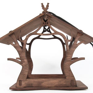 Vogelhäuschen Holzvogelhaus Gartenvogelhäuschen Rustikales Vogelhaus