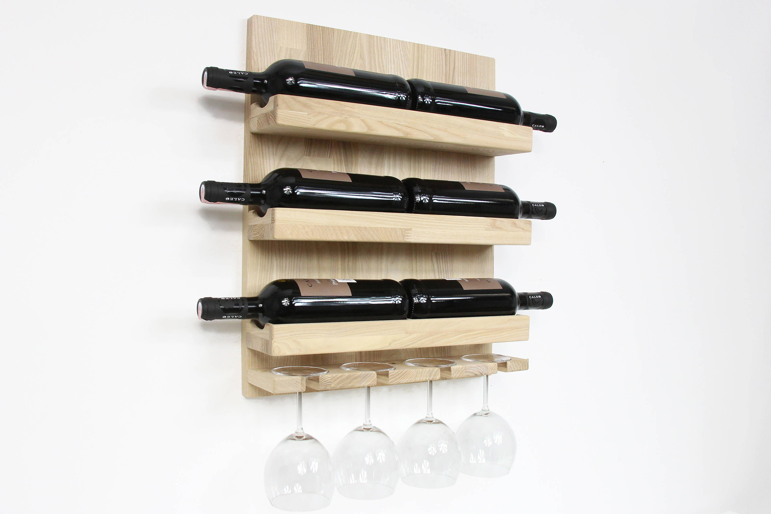 Wooden Wine Rack Wall Wine Holder Wine Rack Gift Wine Etsy