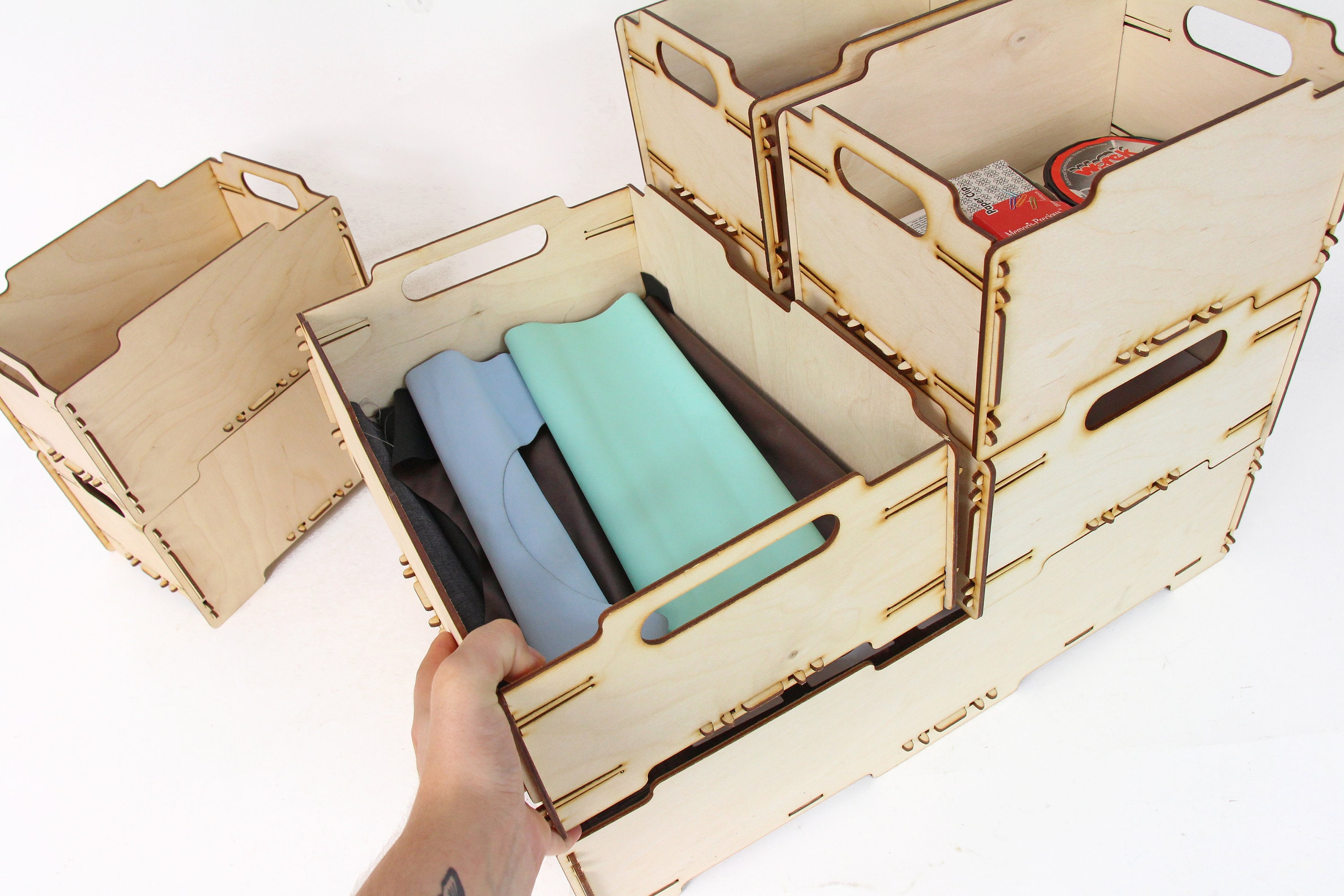Plywood Box Wood Crates Wooden Crate Box Wooden Toy Box Etsy