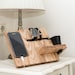 Wooden docking station Charging station organizer Charging dock  Christmas gift for boyfriend 