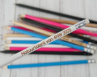Bulk Custom Pencils with Names, Personalized Pencils for Kids, Back To School Gift, Engraved Pencils for Students, Custom Teacher Pencils