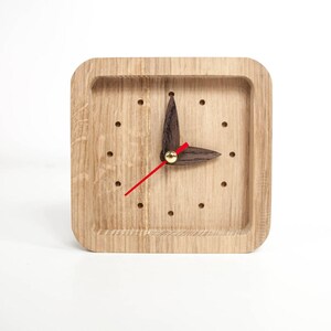 Desk Clock Gift, Wood Gift Christmas, Boyfriend Gift Wood, Desk Clock Wood, Desk Clock, Father Gift Wood, Husband Gift Wood, Desk gift