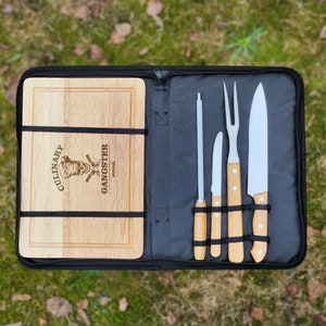 Personalized bbq set, Grilling gifts for men, Grill tools & accessories, Custom meat smoker gifts, Outdoor kitchen cooking gift for dad image 3