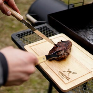 Personalized bbq set, Grilling gifts for men, Grill tools & accessories, Custom meat smoker gifts, Outdoor kitchen cooking gift for dad image 6