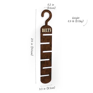 Rustic wooden belt hanger for men, handmade belt organizer with 3D BELTS letters, gift for him or dad
Wooden belt rack for closet organization, handmade gift for husband or boyfriend

Belt holder for wardrobe, wooden hanger with BELTS sign, men’s accessories organizer
Wooden belt hanger inside modern closet, space-saving belt organizer for men
Gift-ready wooden belt rack, rustic home accessory, perfect Father’s Day gift
Handmade plywood belt organizer, natural wood finish, functional men’s gift
