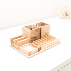 Desk organizer Office desk accessories DESK ORGANIZER SET Desk organizer for women and men image 4