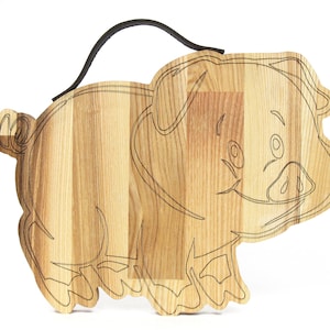 REQUEST ANIMAL SHAPE Wooden cutting board Wood chopping board Custom cutting board Personalized cutting board