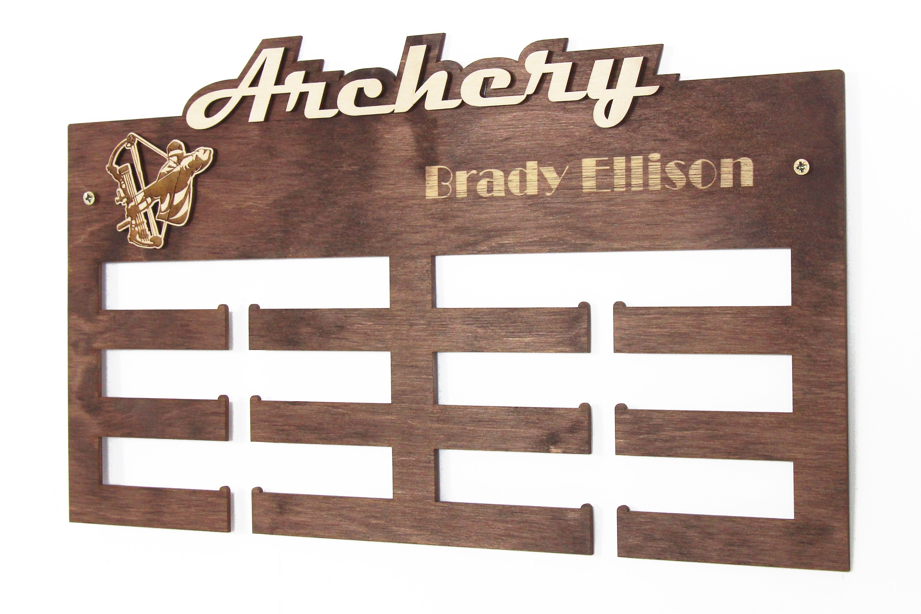 ARCHERY Medal Holder Archery Gifts Personalized Medal Hanger Etsy