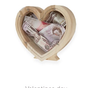 Valentines day gift for him personalized, piggy bank adult, coin bank, boyfriend valentines day gift, girlfriend gift ideas, money box image 9
