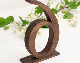 Wooden Table Numbers Set of 5 to 100, Brown Table Numbers, Rustic Table Numbers, Wedding Table Numbers, Table signs, Wedding Table Decor