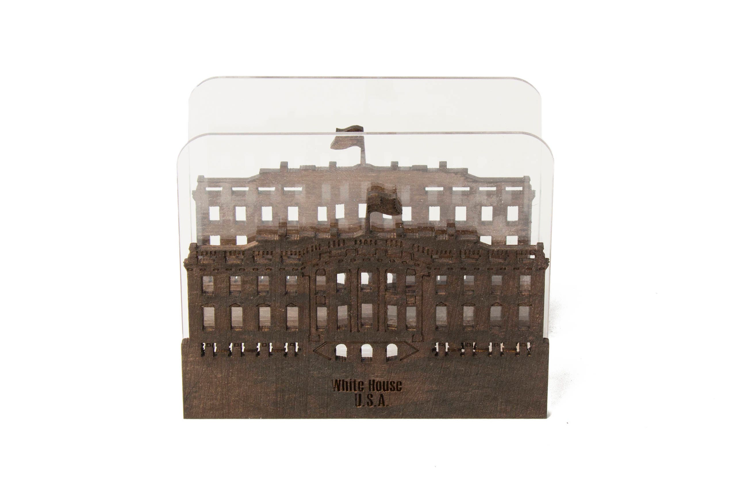 Table Centerpiece Wood Napkin Holder Wood Napkin Holder Etsy