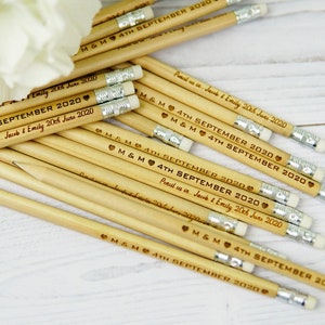 custom natural finish pencils for office gifts, custom laser engraved wooden pencils, natural finish school supplies, perfect for personalized stationery gifts, student rewards, party favors, classroom sets, teacher appreciation gifts, eco-friendly writing tools, rustic pencil set with names, engraved wooden pencil for kids, office, events, and wedding favors.