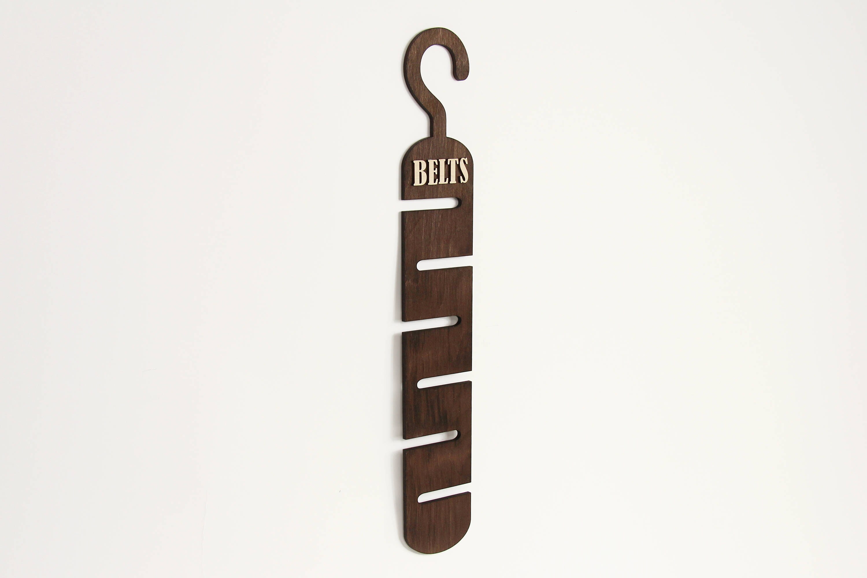 Personalized Belt Organizer Belt Holder Closet Organizer Gift Etsy