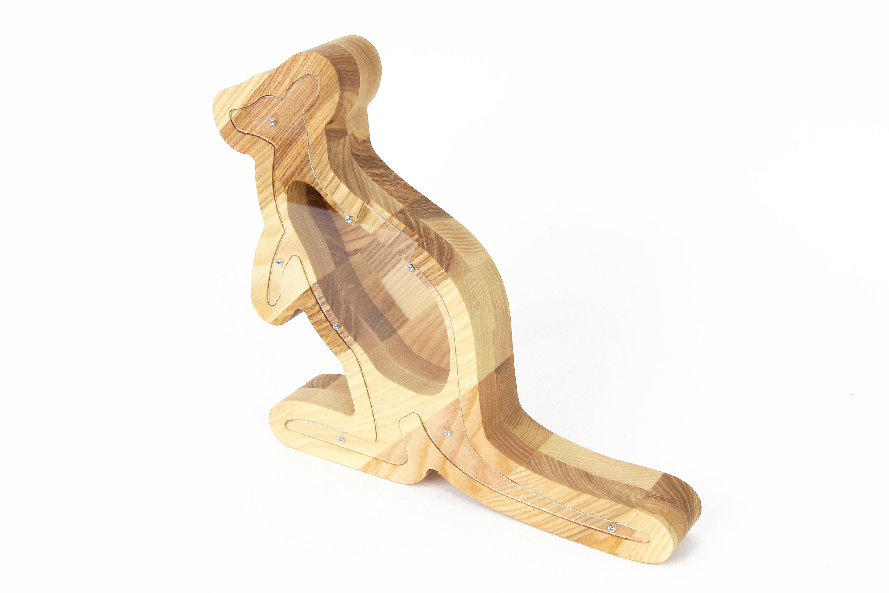 Kangaroo Money Bank Wooden Coin Bank Custom Piggy Bank Money Etsy