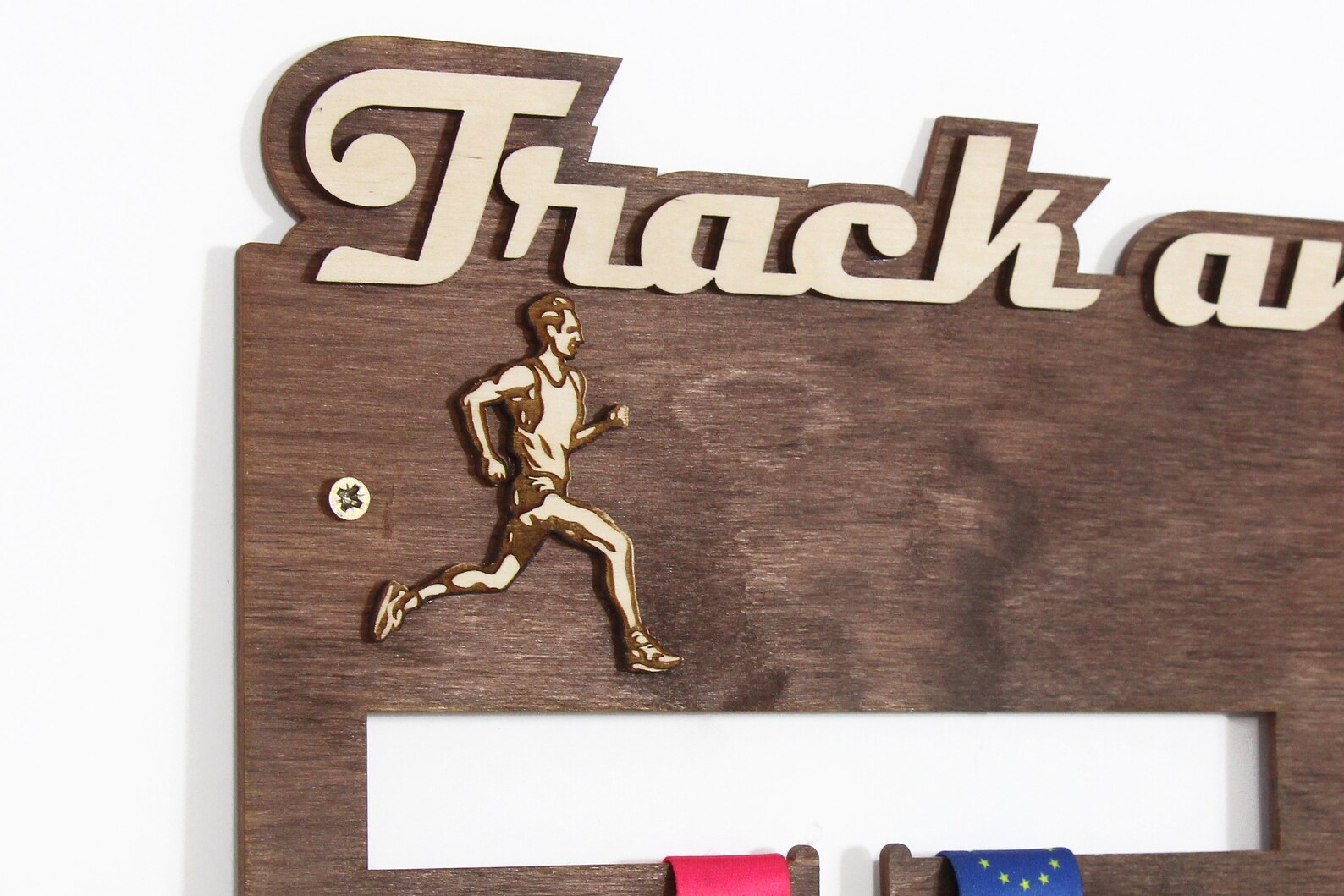 TRACK AND FIELD Medal Holder Personalized Medal Hanger Medal Etsy