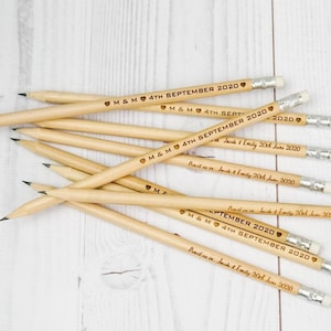 custom engraved wooden pencils bulk order, custom laser engraved wooden pencils, natural finish school supplies, perfect for personalized stationery gifts, student rewards, party favors, classroom sets, teacher appreciation gifts, eco-friendly writing tools, rustic pencil set with names, engraved wooden pencil for kids, office, events, and wedding favors.