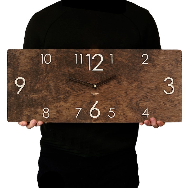 wooden wall clock, oversized wall clock, wall clock unique, large wall clock, unique wall clock, rectangle wall clock, wall clock large, wall clock wood, modern wall clock, rectangular wall clock, digital wall clock, kitchen wall clock