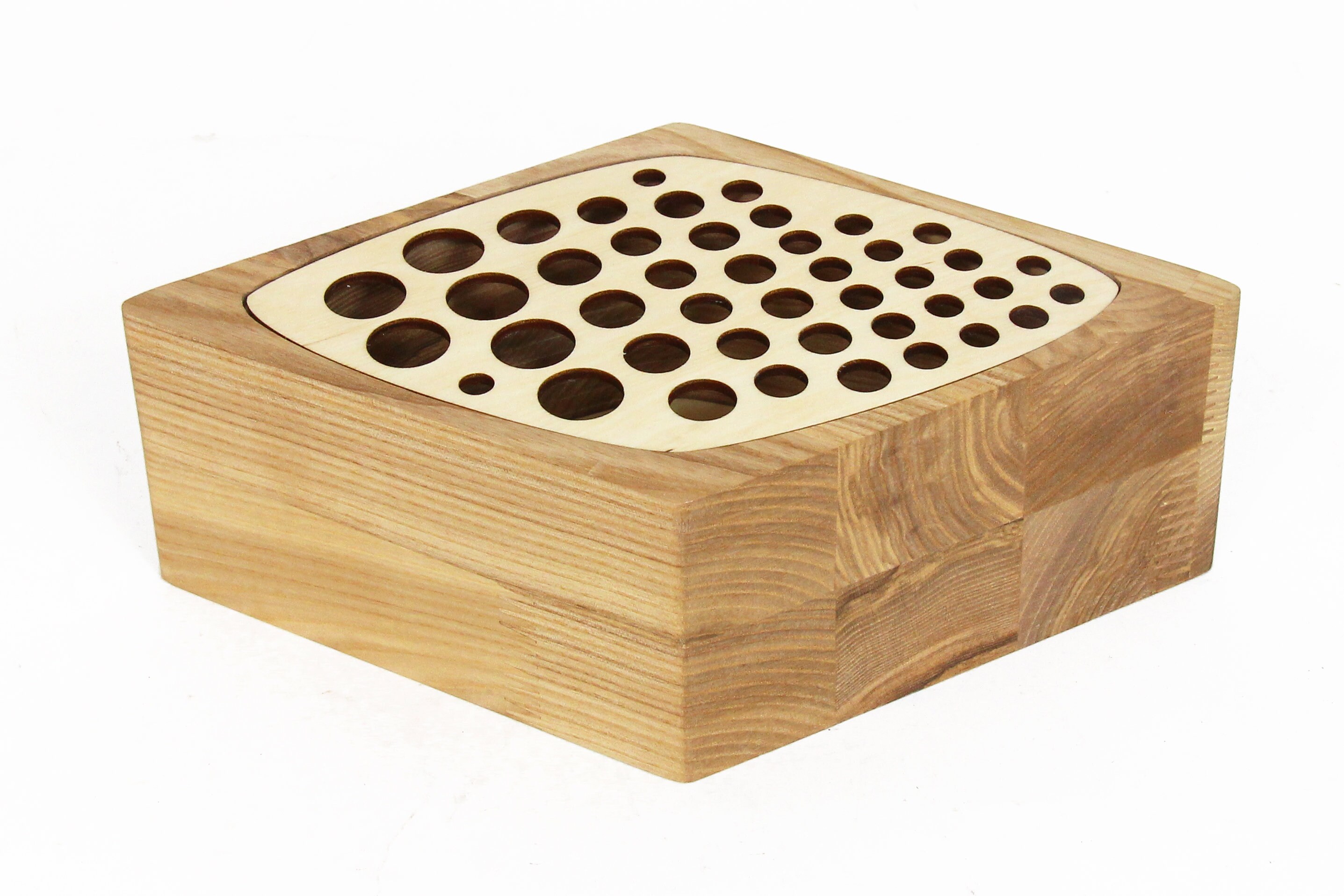 Wood Desk Organizer Pen Stand Wooden Pencil Holder Wood Pen Etsy