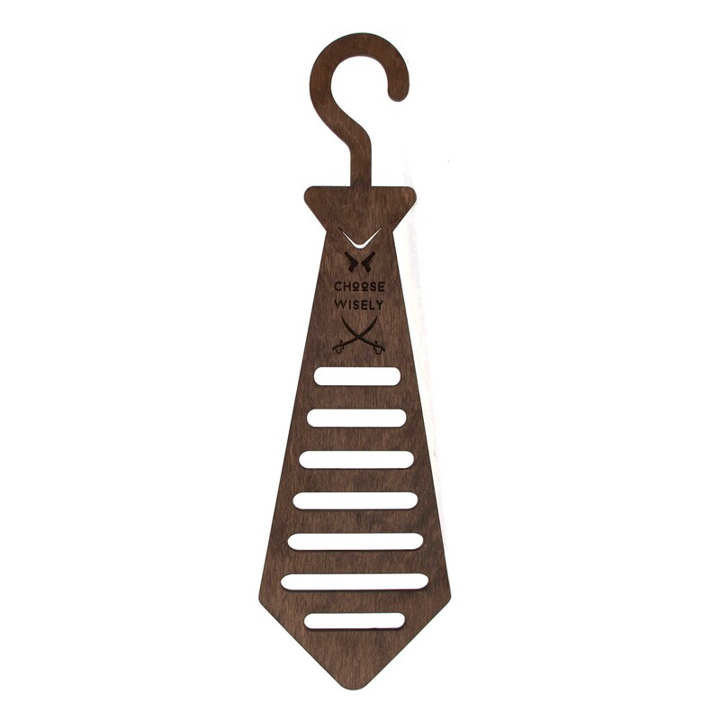 personalised tie rack