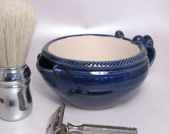 Shaving Suribachi Scuttle Bowl Blue - Large #2 by Steve Woodhead