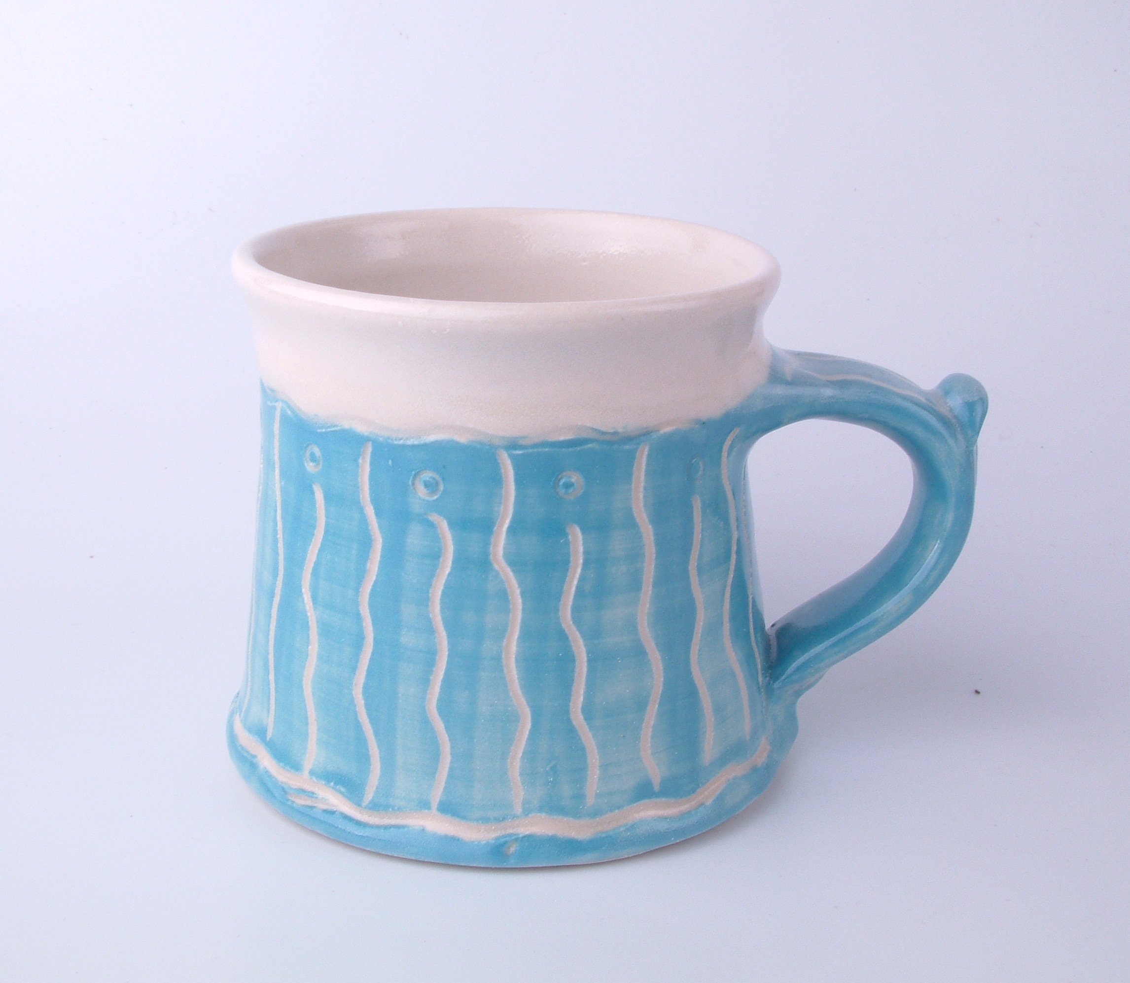 Hand Made, Ceramic, Pottery, thrown, Coffee Tea Mug,  SW-AZ