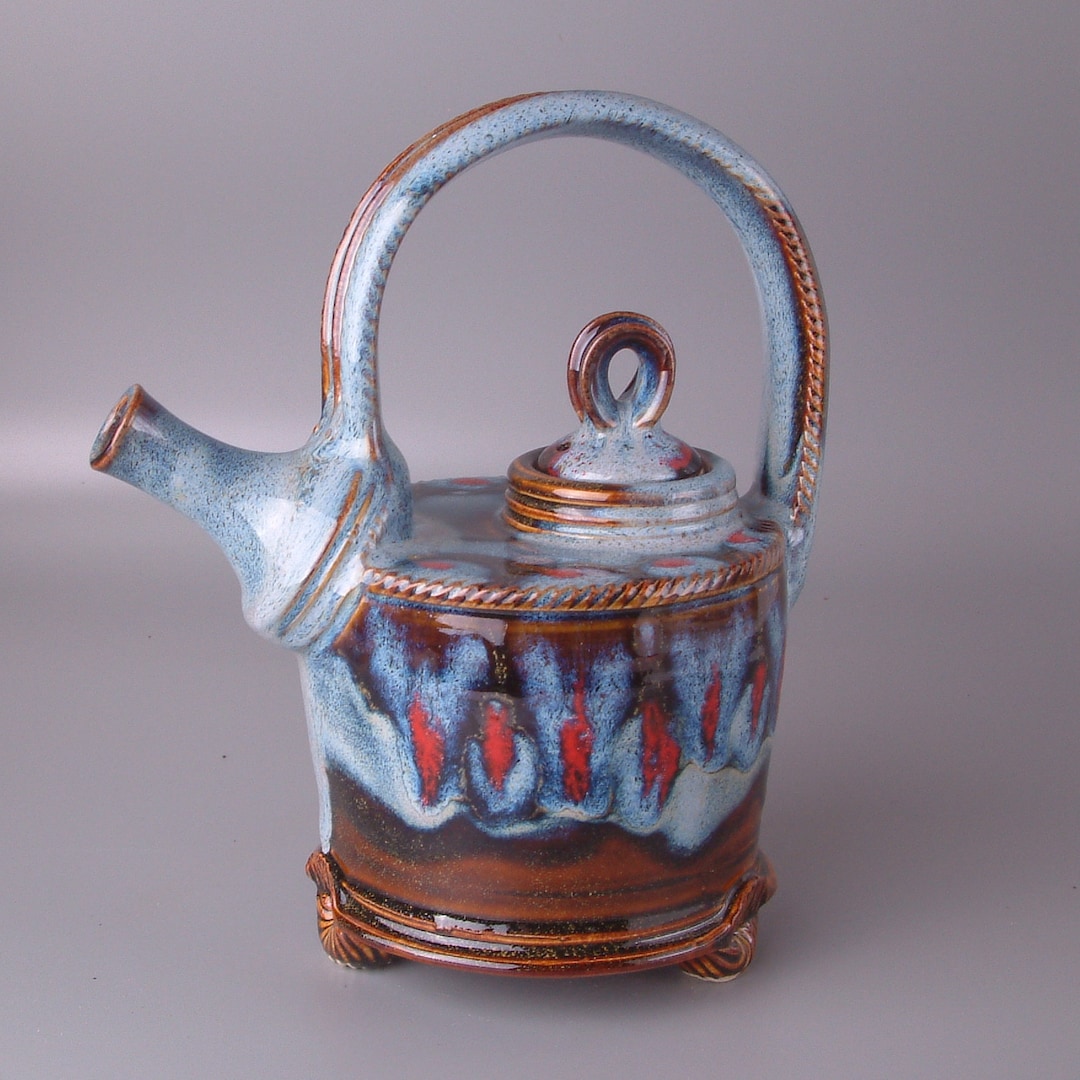 Handmade Crafted Stoneware Teapot by Steve Woodhead Etsy