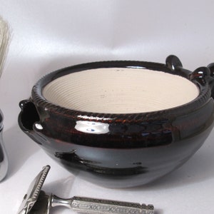 Shaving Suribachi Scuttle Bowl Teak - Large #2 by Steve Woodhead