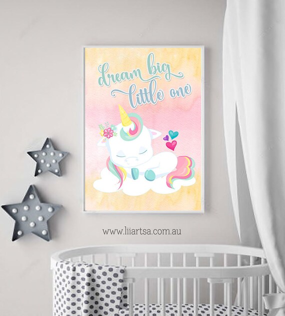 Unicorn dream big frame Unicorn dream big frame