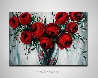 Red Rose Still Life Art Print Original Oil Painting Romantic Beauty And The Beast Floral Flower Crimson Enchanted Rose Fairy Tale Giclee Art Collectibles Jan Takayama Com