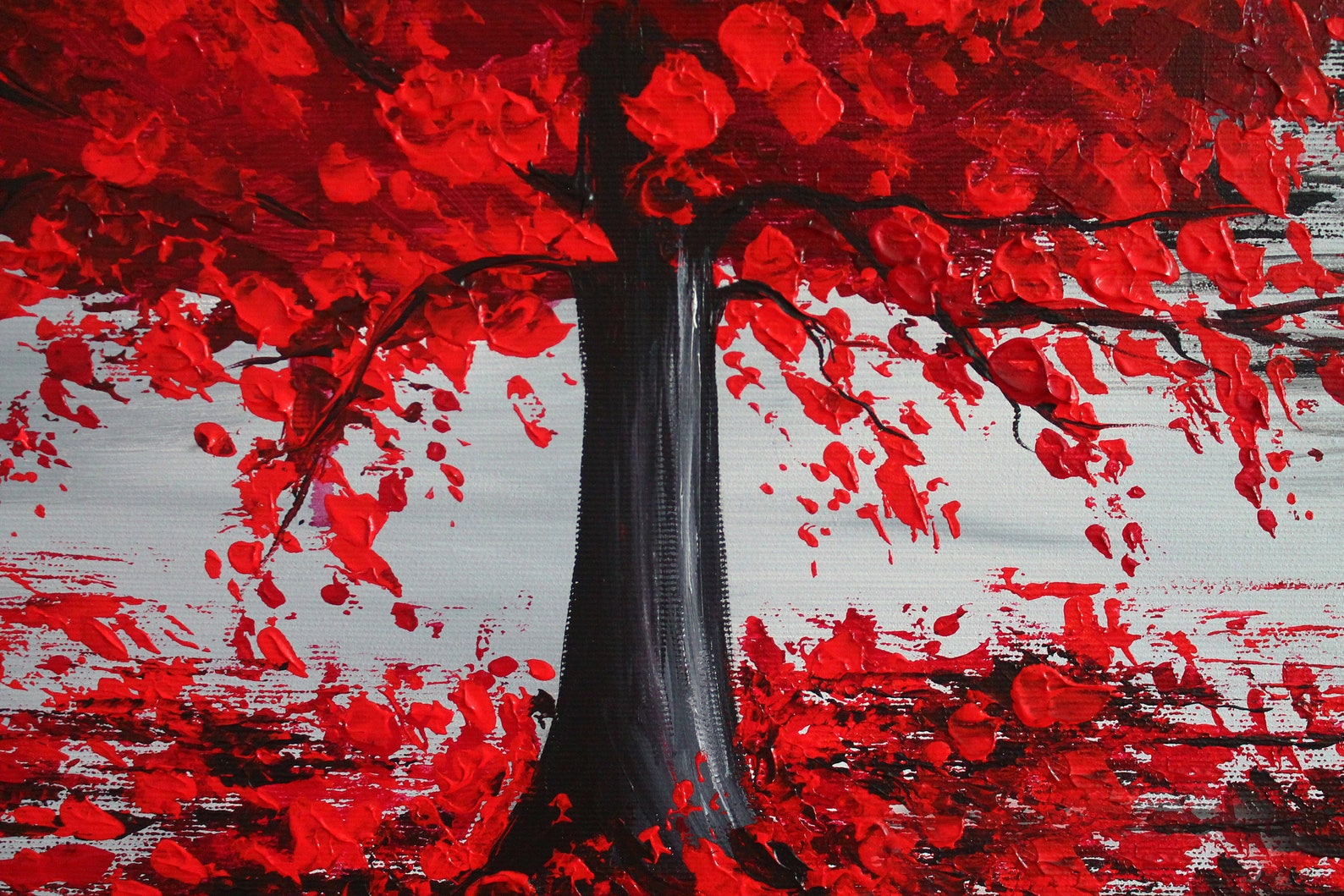 Extra Large Painting on Canvas Romantic Wall Art Love Couple Etsy