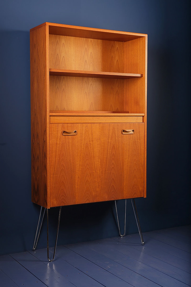 G plan Fresco tall drinks display on hairpin legs Etsy