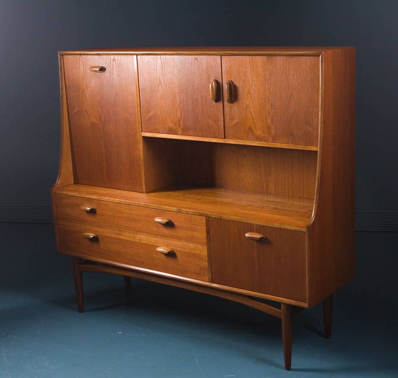 Vintage G plan Egomme Teak Sideboard 1960s image 4