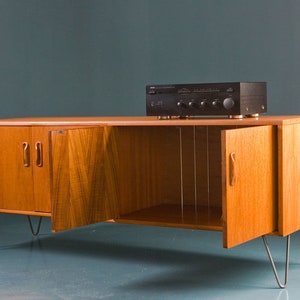 Vintage G Plan Teak Mid Century Retro Teak Large Record Cabinet Storage Unit