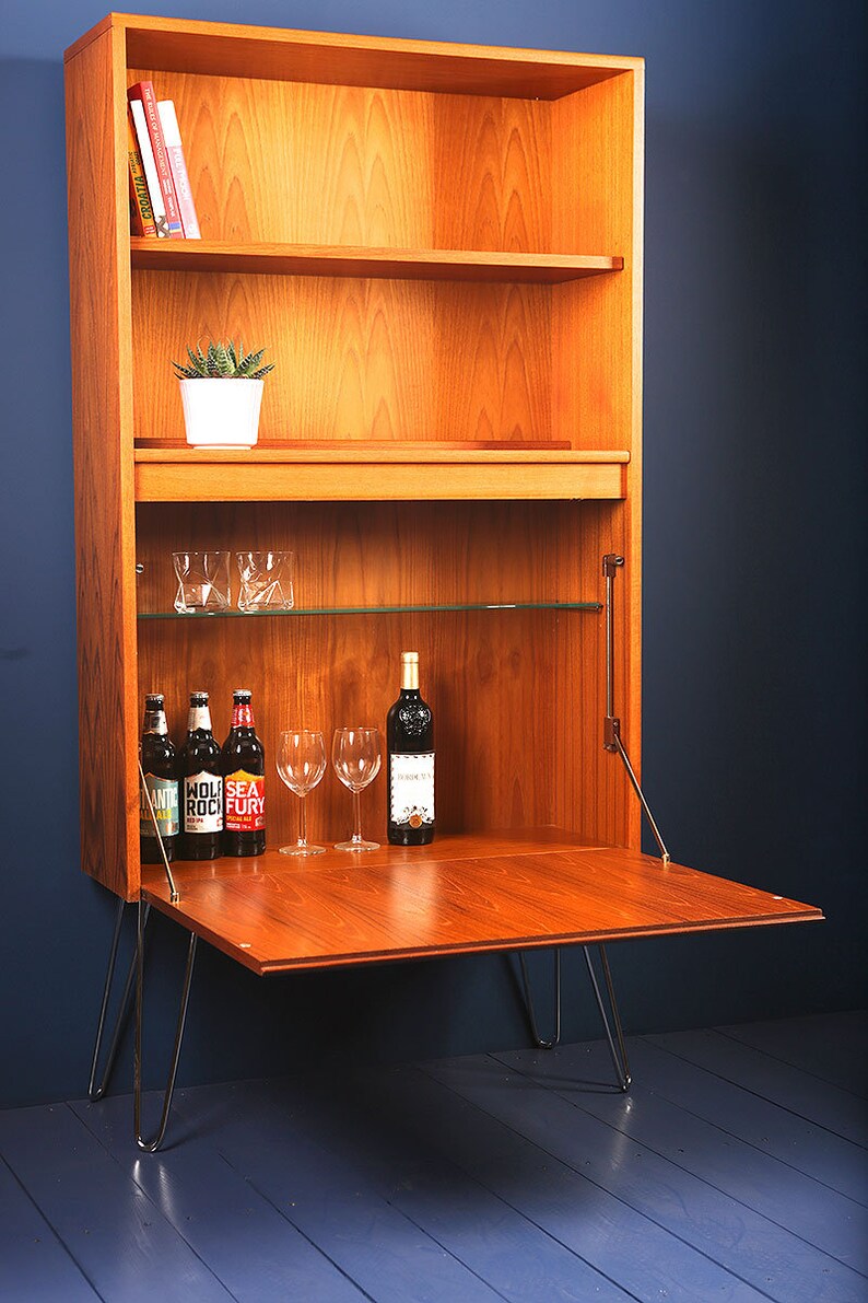 G plan Fresco tall drinks display on hairpin legs Etsy