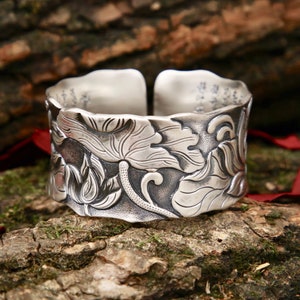 Wide Silver Bangle / Wide Silver Cuff / Silver Cuff Bracelet / Cuff  Bracelet Women / Wide Cuff Bracelet / Wide Silver Cuff Bracelet