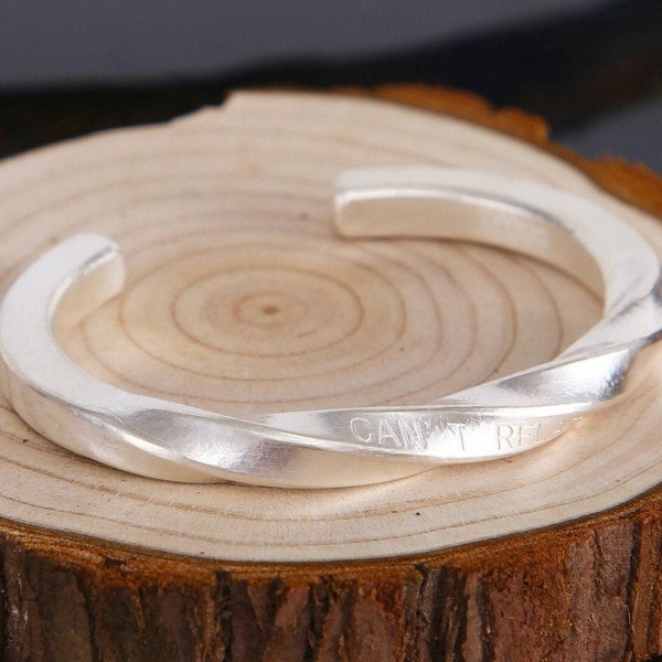 Personalized Sterling Silver Bracelets Men - Etsy