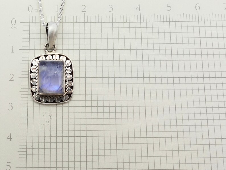 June birthstone necklace for women sterling silver moonstone pendant,June birthstone jewelry June birthday gift for her Moonstone Necklace