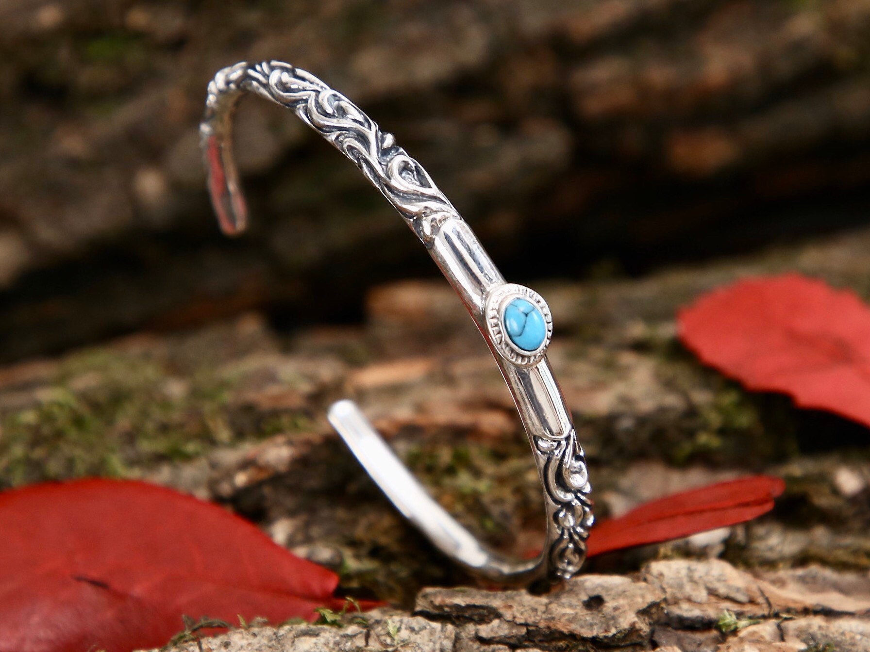 Vintage sterling turquoise bracelets - Etsy 日本