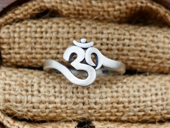 Sterling Silver OM Design Ring Sterling Silver OM Design Ring