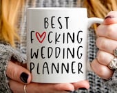 Wedding Planner Gift | Best Planner Officiant Coffee Mug | Best Fucking Wedding Planner Ever | Bridal Party Gift for Wedding Planner