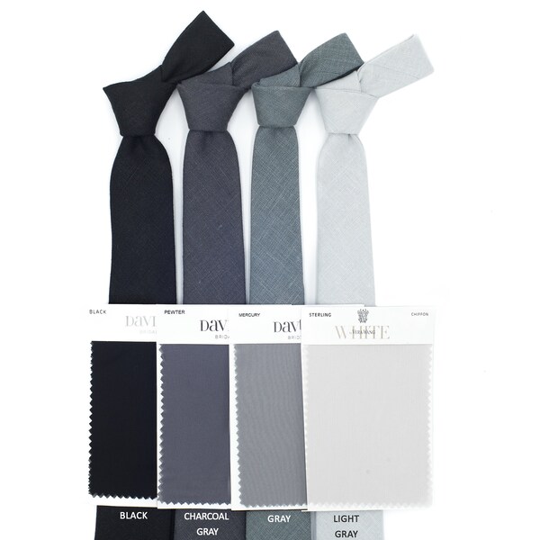 thin neck ties