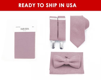 dusty lavender tie