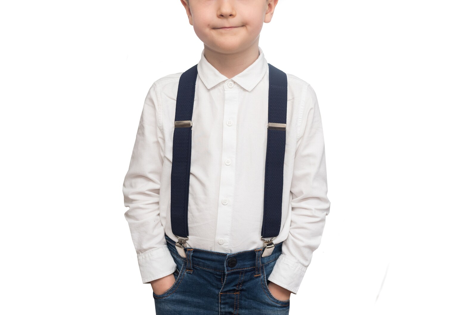 Malibu Turquoise Bow Tie And Navy Blue Suspenders Etsy