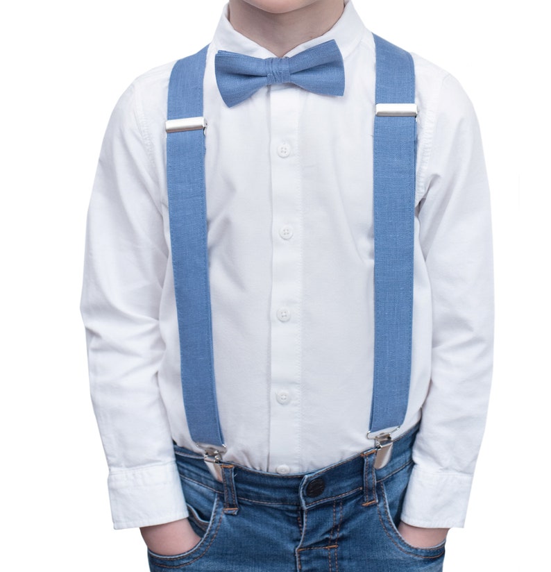 Boys Suspenders and Bow Tie Etsy