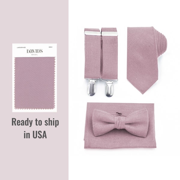 dusty lavender tie